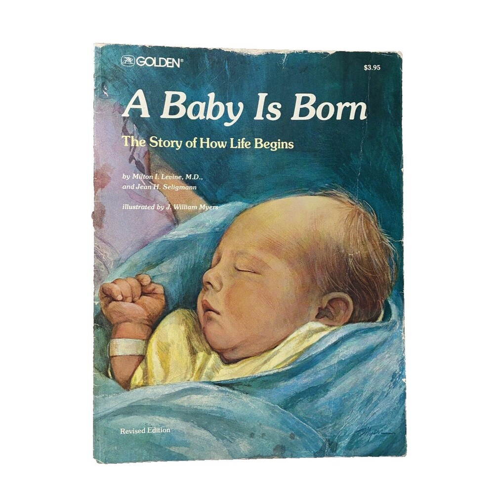 Vintage 1976 Sex Ed book for children and families A Baby is Born
